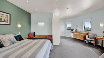 Laptop workspace, blackout curtains, iron/ironing board, free WiFi