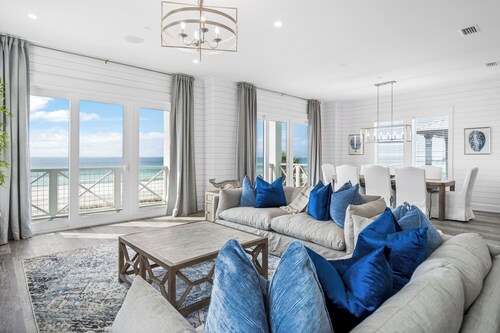 New Listing!!!  "Blue Water Beach House" Luxury Gulf Front Home w/Amazing Views!
