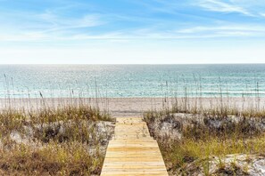 On the beach - New Listing!!!  "Blue Water Beach House" Luxury Gulf Front Home w/Amazing Views! (Panama City Beach)
