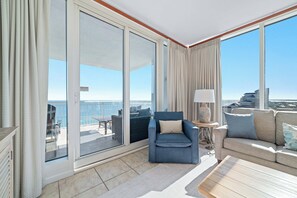 TV - The Colonnades 1803 | Walk to HangOut! | Beachfront, Pool, Sauna, Fitness Center | Beach Getaways (Gulf Shores)
