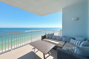 Property grounds - The Colonnades 1803 | Walk to HangOut! | Beachfront, Pool, Sauna, Fitness Center | Beach Getaways (Gulf Shores)