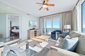 TV - The Colonnades 1803 | Walk to HangOut! | Beachfront, Pool, Sauna, Fitness Center | Beach Getaways (Gulf Shores)