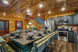 Private kitchen - NEW! Pool! Ultra Luxe 4BR Cabin w/Theater (Gatlinburg)