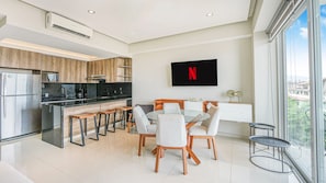 Panoramic Apartment | Dining room - Torre Ku Rooftop Pool with Ocean Views (Puerto Vallarta)