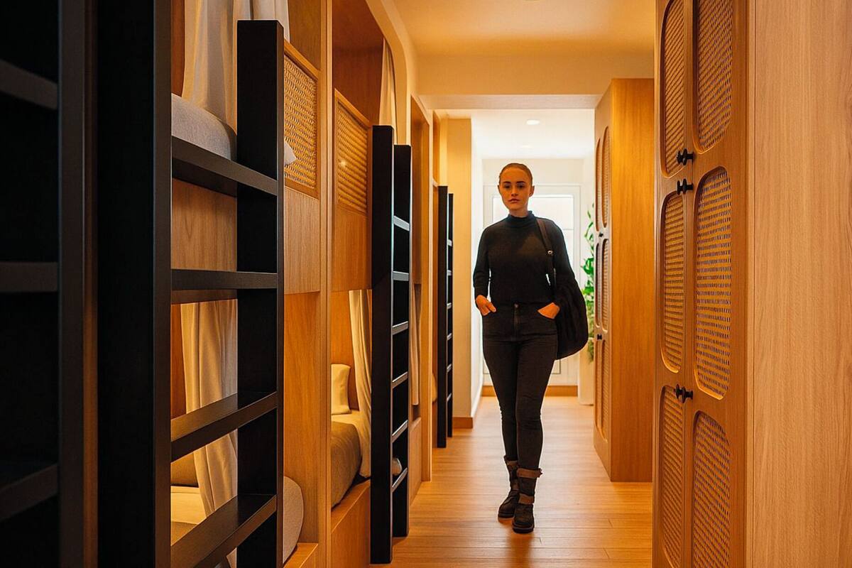 ห้องพักรวม, หอพักรวม, ปลอดบุหรี่, เครื่องปรับอากาศ