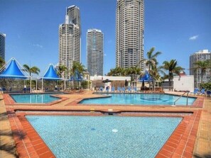 Pool - Comfortable City Stay with Views (Gold Coast)