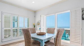 Dining - Beach Paradise by Kaiser • Beachfront w/ Private Access • New Mgmt (Gulf Shores)