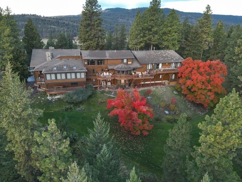 Eagle's Bluff Estate on Flathead Lake near Glacier National Park