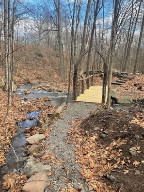 Property grounds - Charming Historic Catskills Ski House by the Creek (Cornwallville)