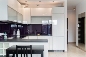 Private kitchen - Bronowice Homely Apartment (Kraków)