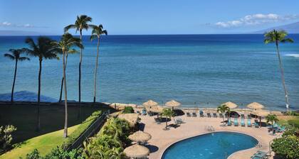 MISO COMPHY Cozy ocean view studio condo in peaceful Lahaina with AC, Pool & Gym
