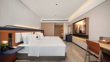Superior Twin Room, 2 Double Beds, Private Bathroom, City View | Soundproofing, iron/ironing board, free WiFi