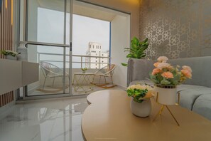 Living area - New Apartment Ocean View and 5 minutes historic Cartagena (Cartagena de Indias)