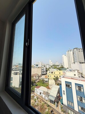 Standard-Studio, Balkon, Stadtblick | Blick auf die Stadt
