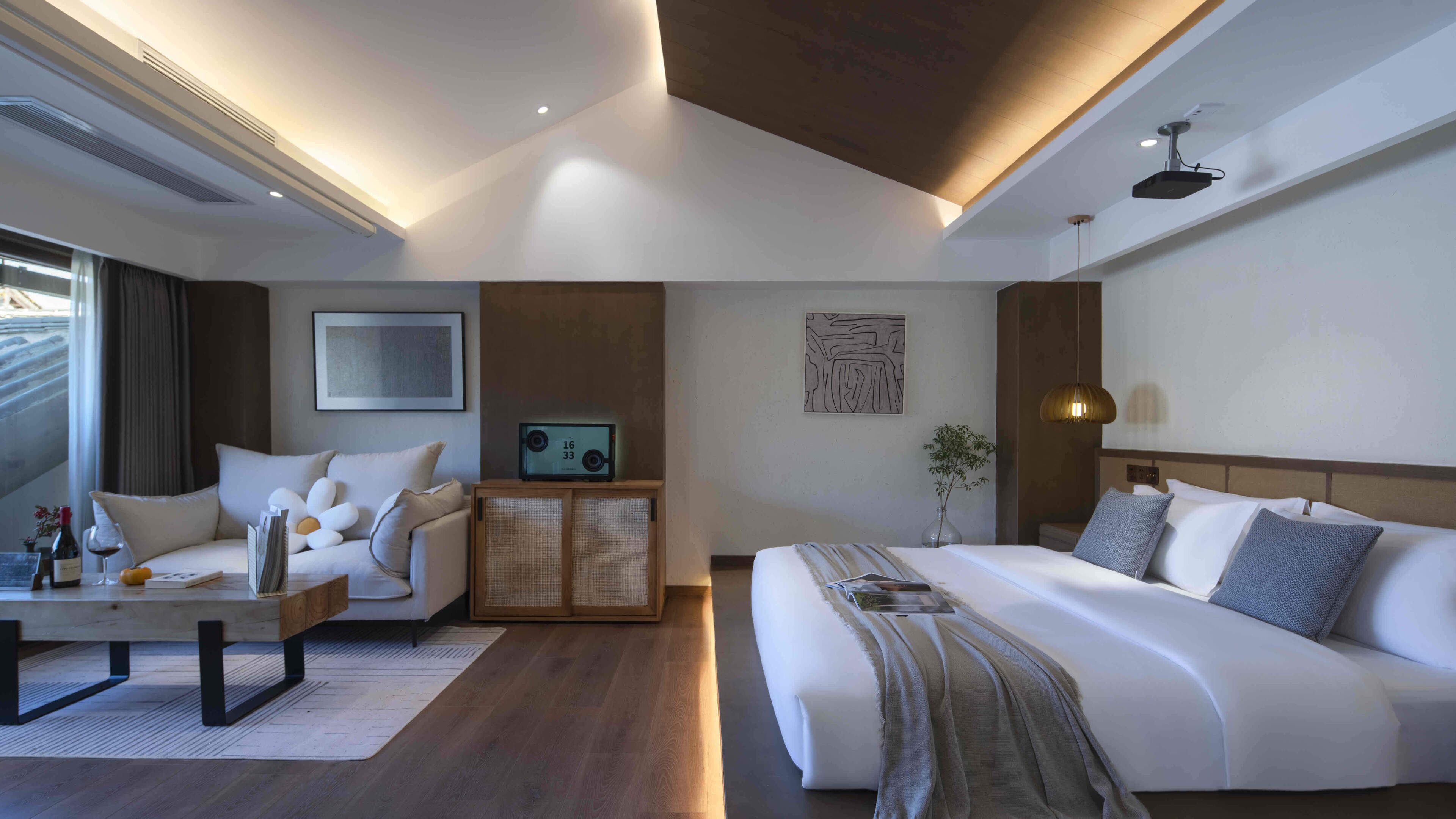 Luxury-Doppelzimmer, Blick auf den Innenhof | Ausblick vom Zimmer