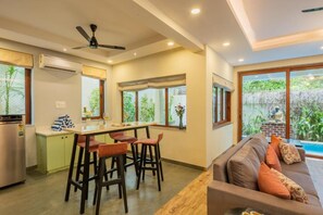 Luxury Villa, Balcony, Pool View | Interior - ELIVAAS Judiline 3BHK Villa (Siolim)