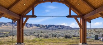 Private Mountain Side with Hot Tub and Entertainment Space