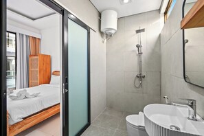 Departamento Deluxe, varias habitaciones, alberca privada | Baño