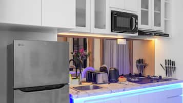 Deluxe Apartment, Multiple Bedrooms, Private Pool | Dapur peribadi