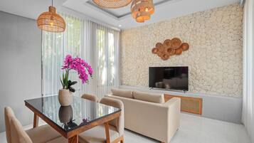 Superior villa, 4 slaapkamers, privézwembad | Dineren