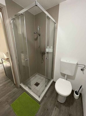 Bathroom - Studio with air conditioning and Wi-Fi near the water (Balatonlelle)