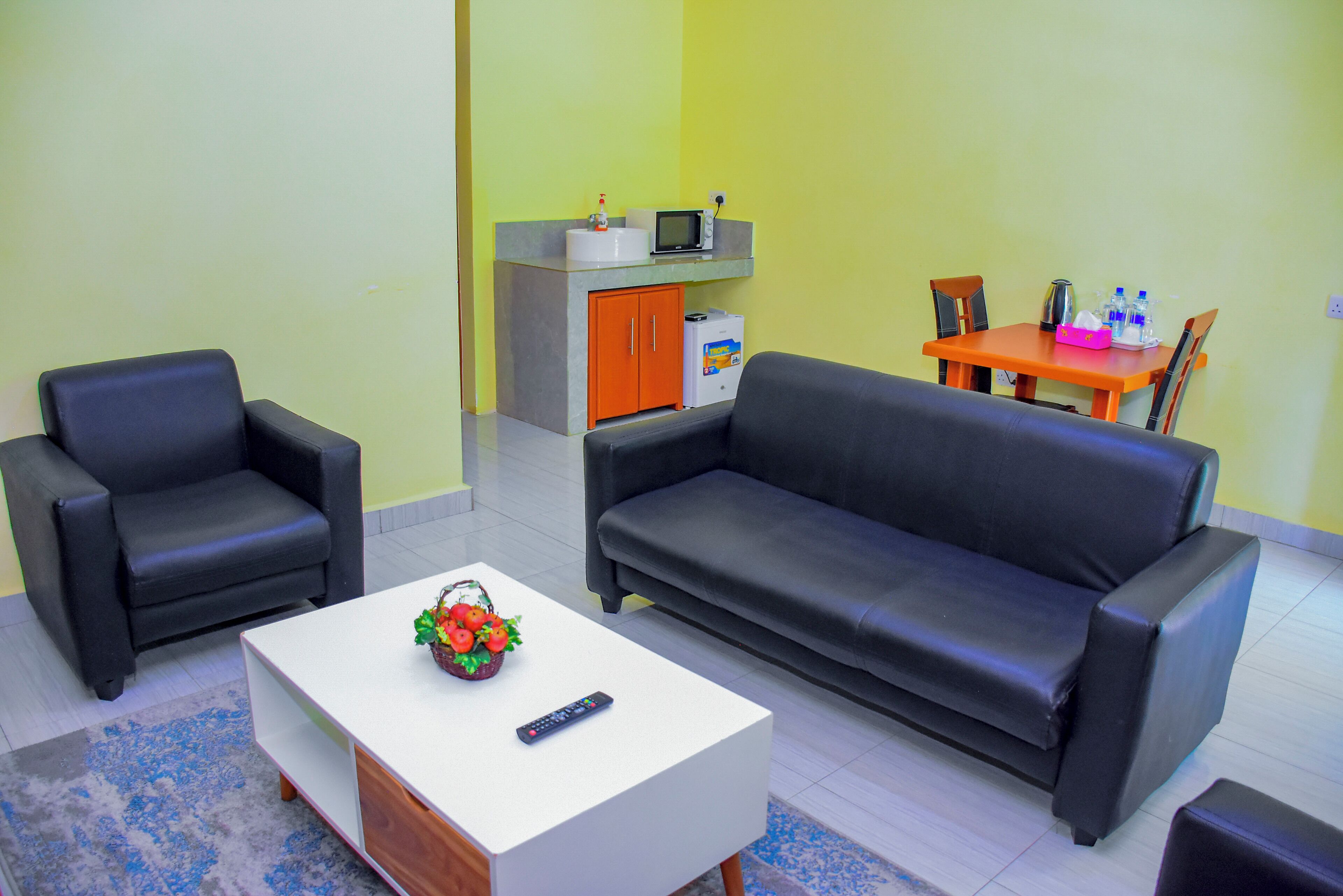 Executive-sviitti, parveke, näköala puutarhaan | Oleskelualue