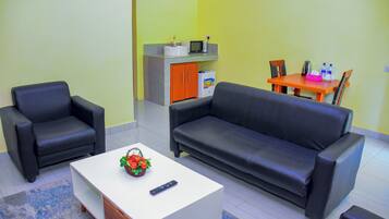 Executive-sviitti, parveke, näköala puutarhaan | Oleskelualue