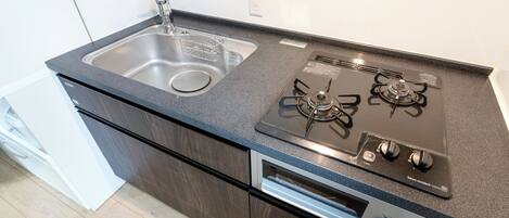 Comfort House, 1 Bedroom | Private kitchen