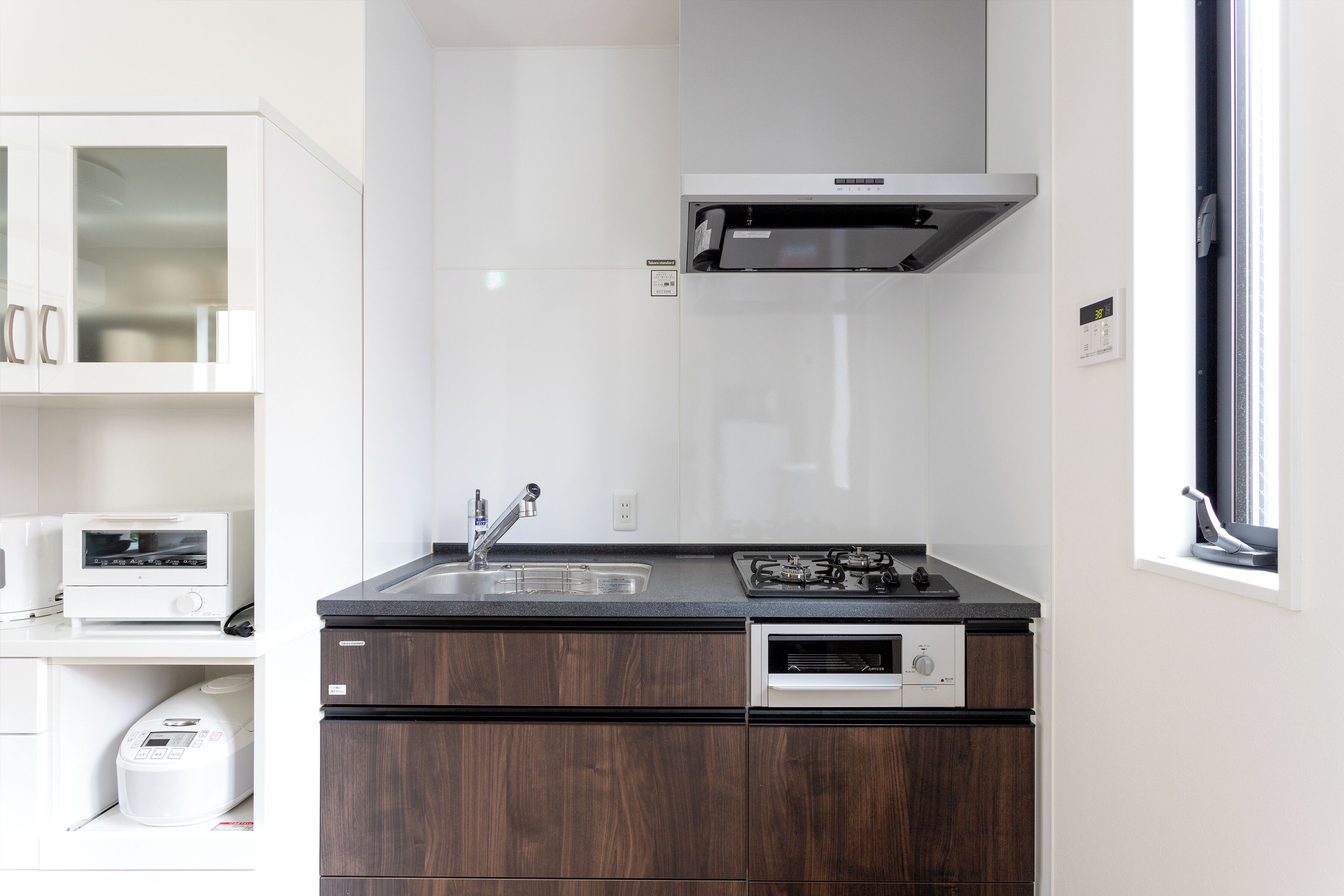 Comfort House, 1 Bedroom | Private kitchen | Fridge, microwave, stovetop, rice cooker