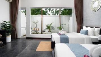 Minibar, coffres-forts dans les chambres, décoration personnalisée
