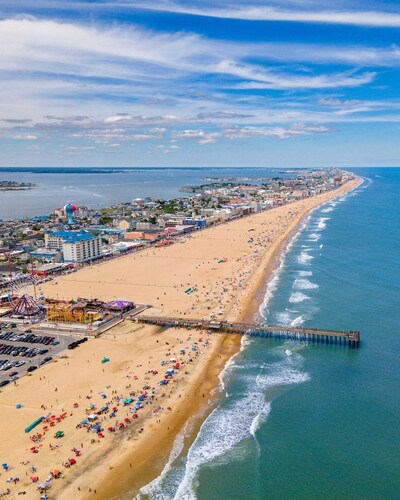 Ocean View Condo just steps from the Beach
