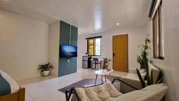 Deluxe-rum - balkong - havsutsikt | Vardagsrum