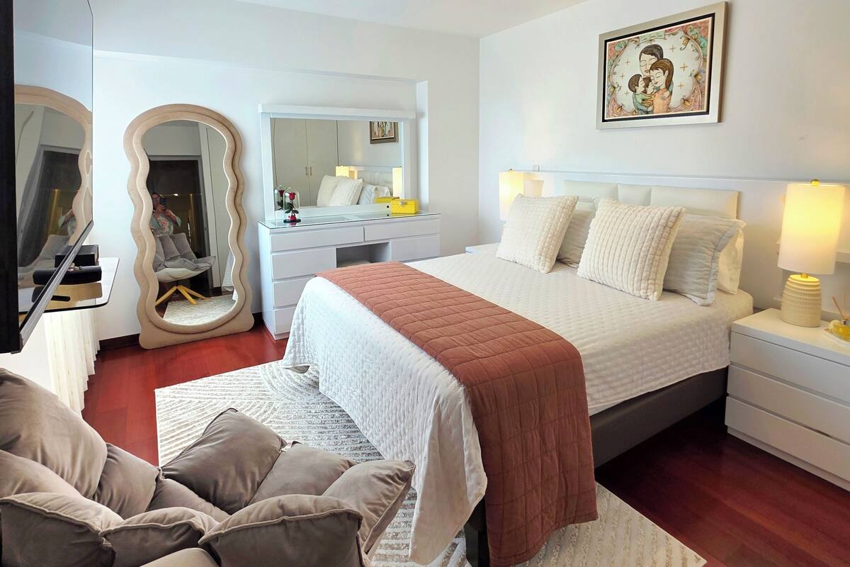 럭셔리 아파트, 침실 2개, 바닷가