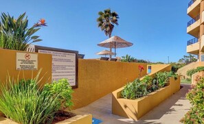 Property grounds - Oceanfront Furnished Retreat. Amazing 2bd/2ba condo in Playas de Rosarito near (Playas de Rosarito)