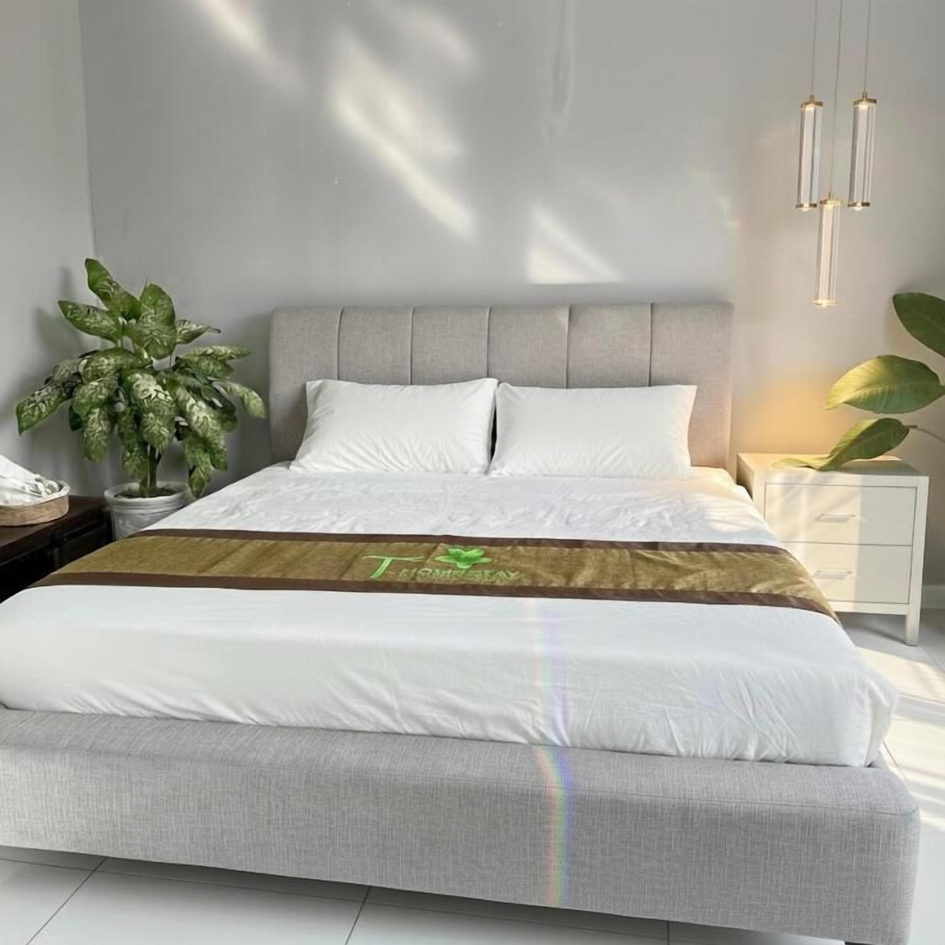 Kahden hengen huone, patio, näköala puutarhaan