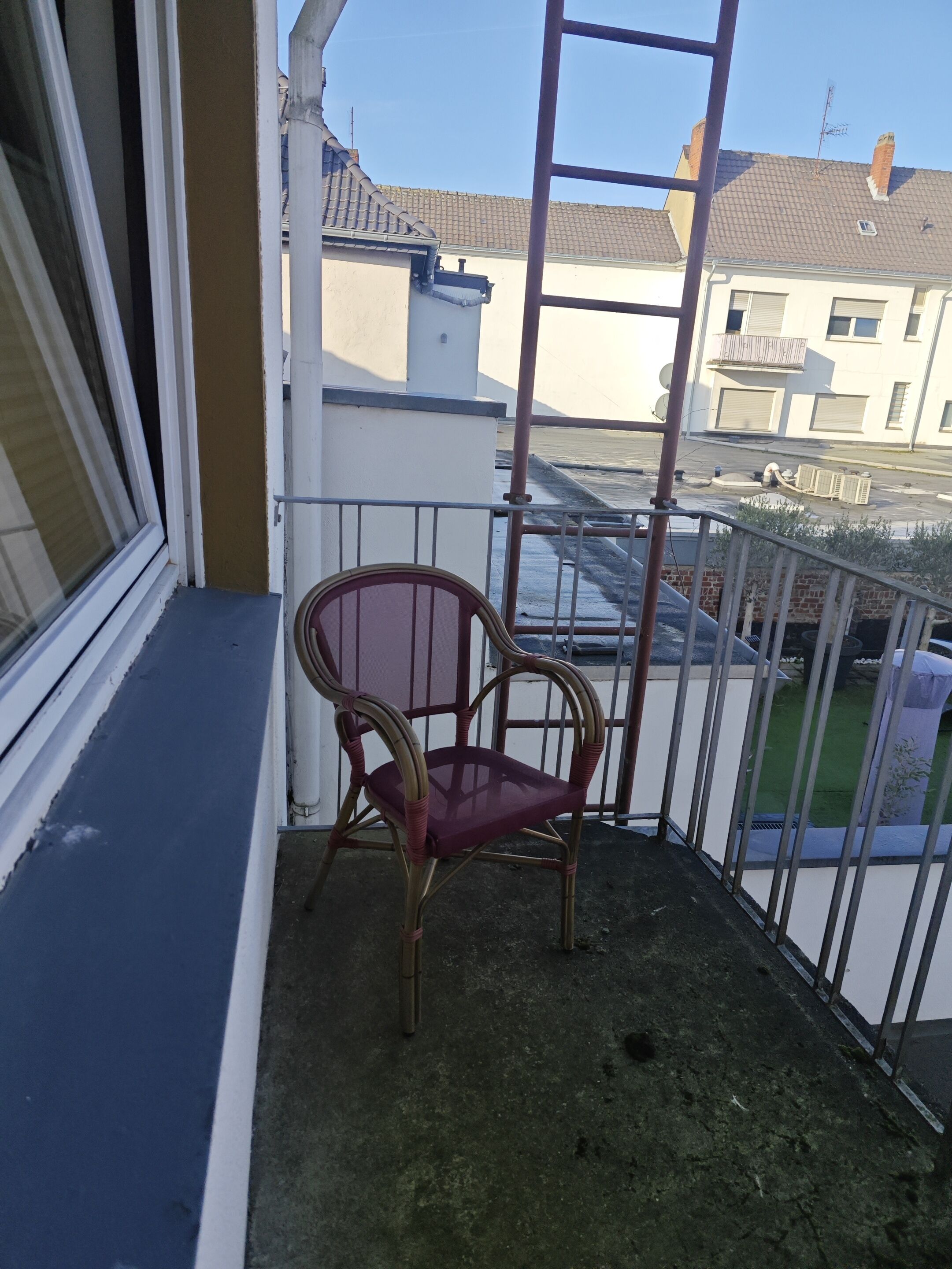 Classic-Zweibettzimmer, eigenes Bad | Blick vom Balkon