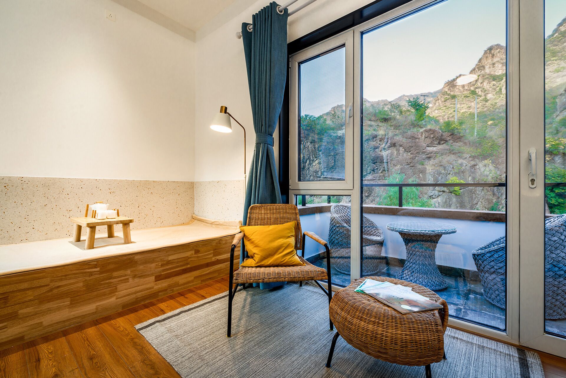 Basic-Doppelzimmer, 1 Schlafzimmer, Bergblick | Innenbereich