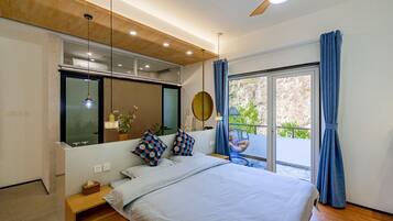 Kahden hengen perushuone, 1 makuuhuone, vuoristonäköala