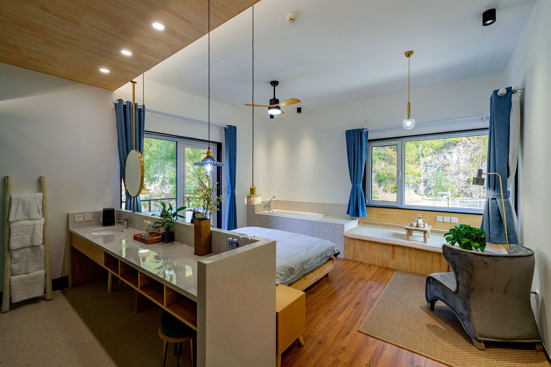 Basic-Doppelzimmer, Bergblick