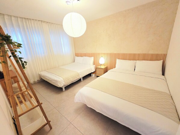 3 habitaciones, wifi y ropa de cama 