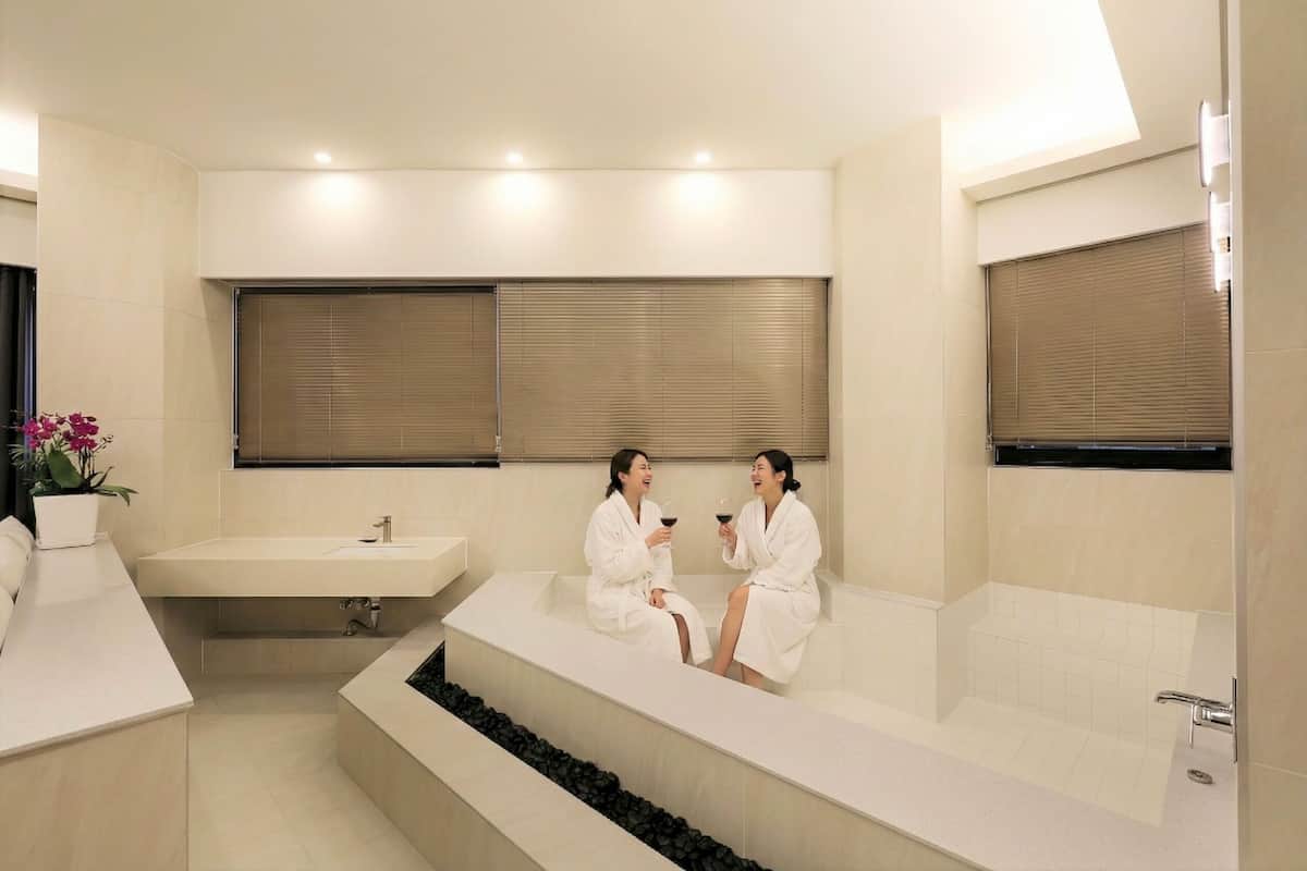 家庭套房, 2 張加大雙人床, 非吸煙房, 簡易廚房 | Spa