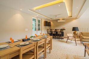 Dining - Elivaas Solace AquaVista 5BHK Villa (Candolim)