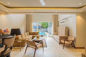 Living area - Elivaas Solace AquaVista 5BHK Villa (Candolim)