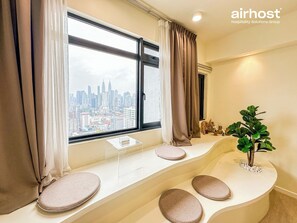 Utsikt fra overnattingsstedet