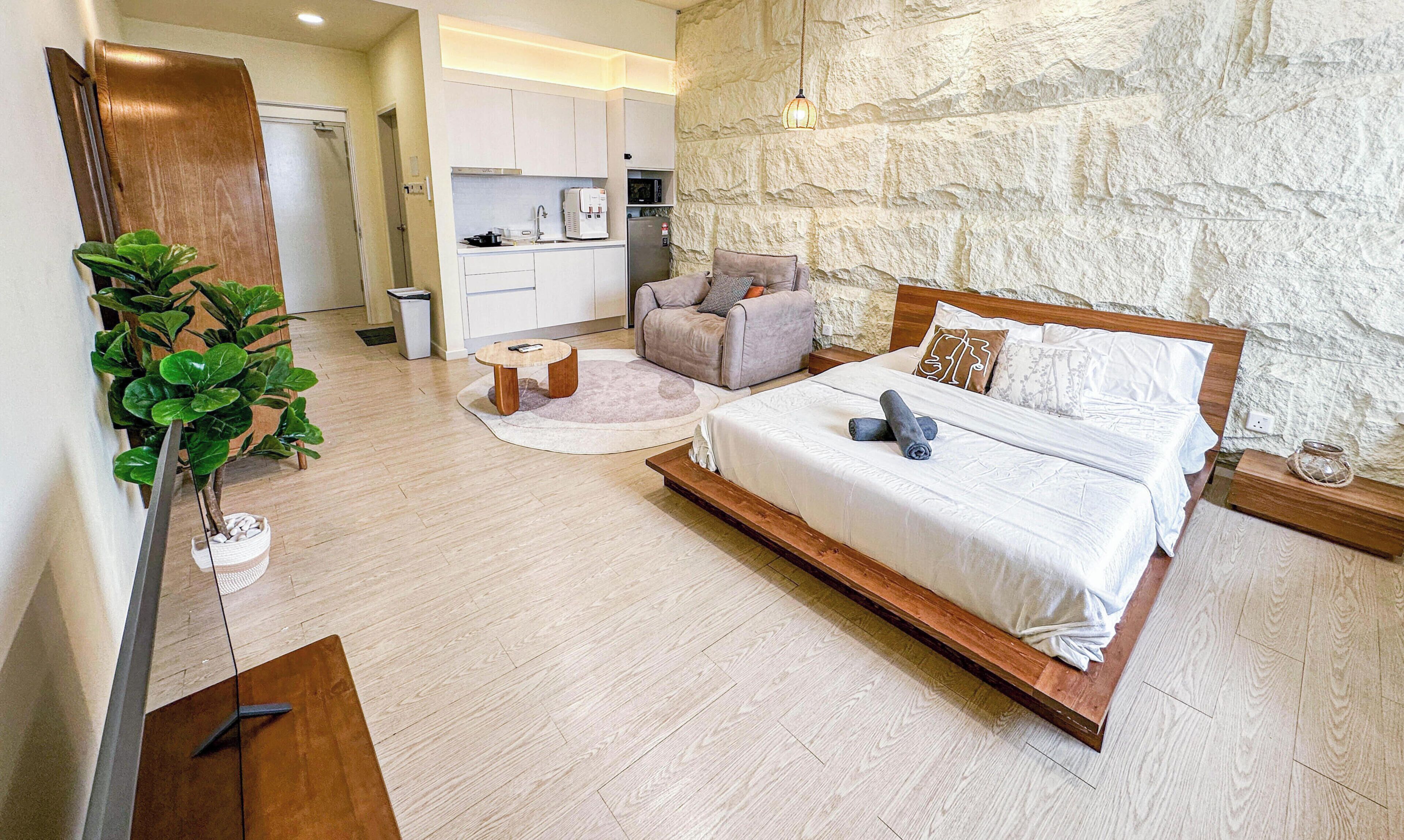 Design-Studiosuite, 1 Queen-Bett und Schlafsofa, Nichtraucher, Stadtblick