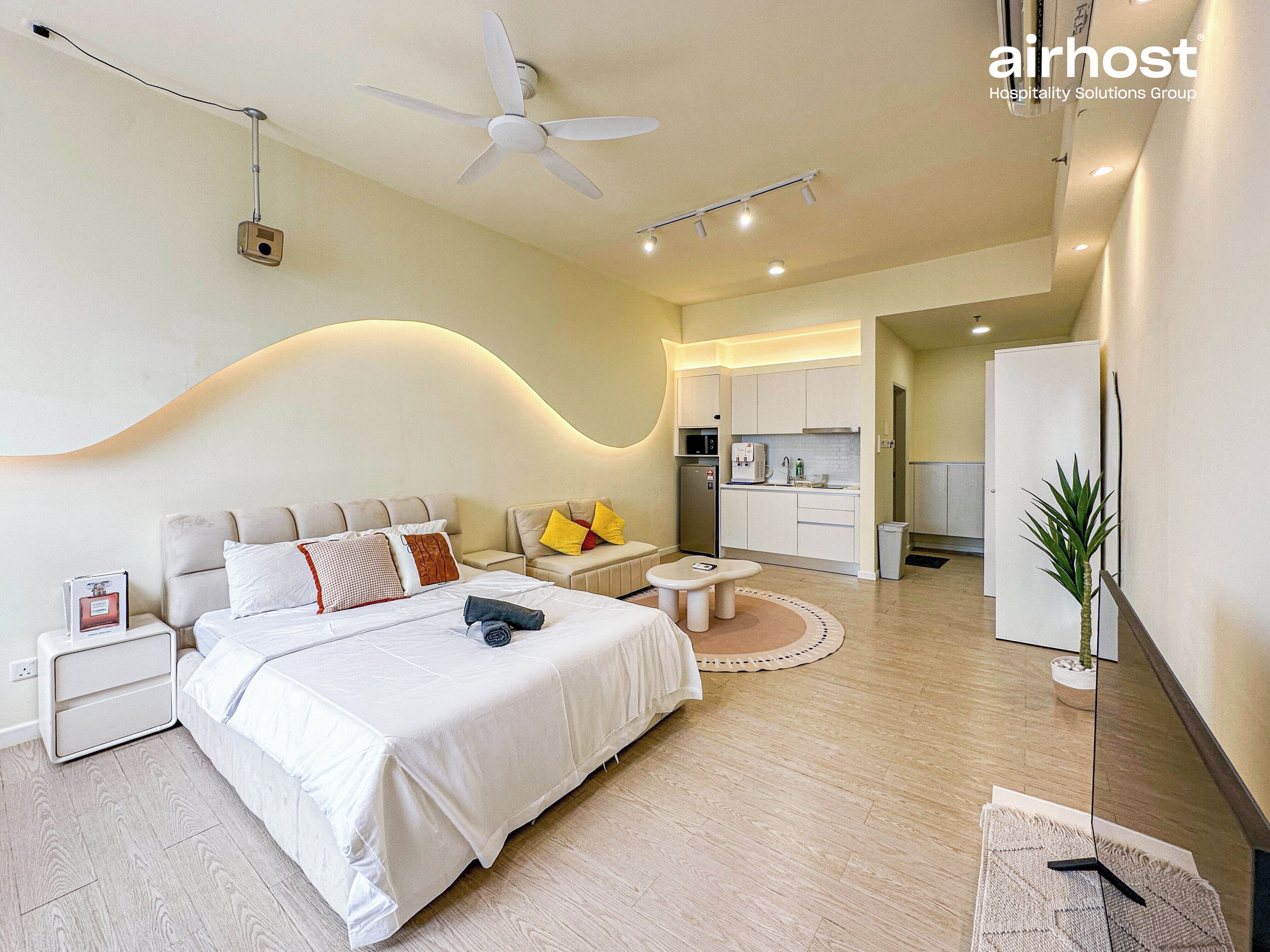 Studiosuite, 1 queensize-seng med sovesofa, ikke-røyk, byutsikt