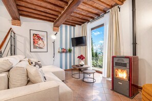 Smart TV, fireplace, books - Sosta Eroica - Pool & Breathtaking Views over Siena (Asciano)