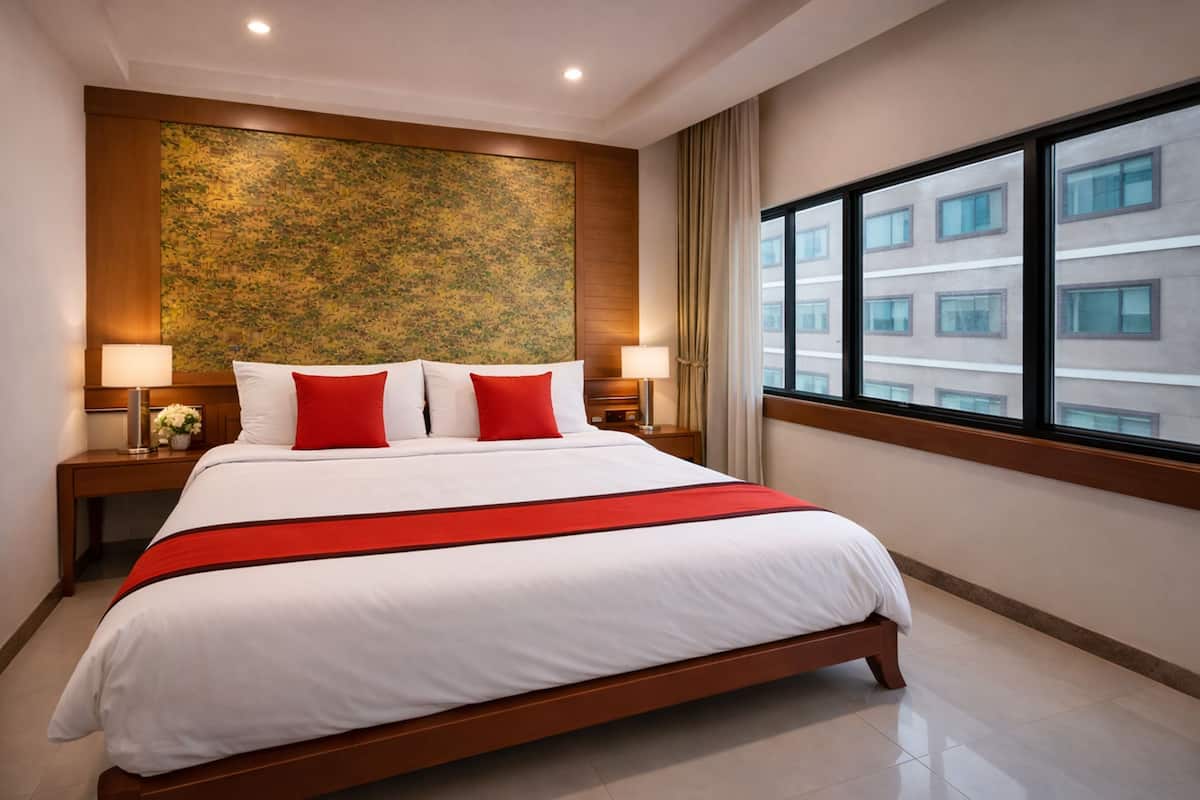 Kamar Double Superior | Meja kerja, Wi-Fi gratis, dan seprai linen