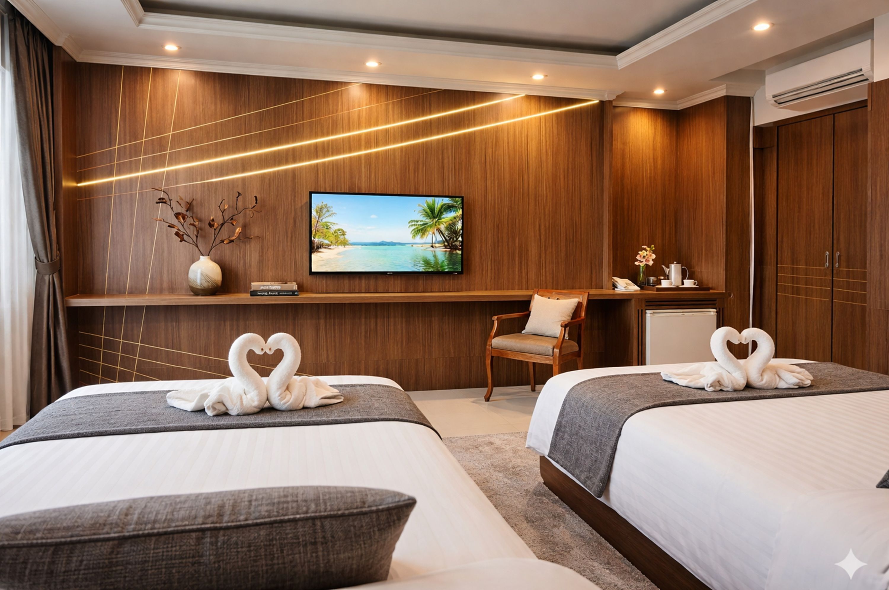 Chambre Deluxe avec lits jumeaux