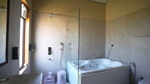 Honeymoon Room | Bathroom - Saiprasad Tiger Resorts - Tadoba (Chimur)